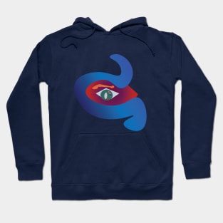 Abstract Eye Vector Art Hoodie